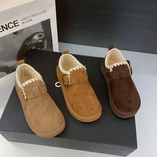 【HF】无忧购 加绒保暖休闲毛毛雪地靴女款秋冬季勃肯鞋Y-2（截单后3-5天发货） 商品图6