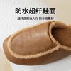 【手工轻奢高端皮兔毛棉拖鞋男女款】秋冬季家用室内木地板防滑保暖家居拖 商品缩略图1
