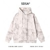 SDSA男士秋冬新款痞帅男装休闲时尚扎染抽绳连帽卫衣百搭简约上衣 商品缩略图1