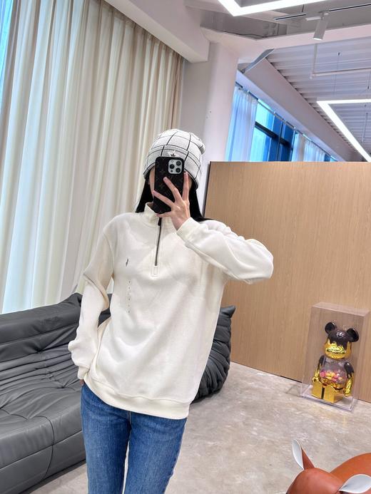 拉夫劳伦 2025春秋新款半拉链立领纯棉平纹针织卫衣(EJ) 商品图7