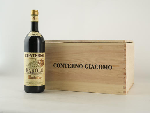 【3个100分大皇帝】意大利皮埃蒙特2008/2019年孔特诺酒庄巴罗洛蒙弗蒂诺珍藏内比奥罗干红 商品图6