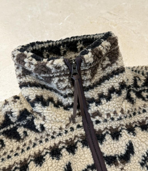 Northbutsoui**复古费尔岛羊羔绒外套102906 商品图11