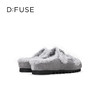Dfuse迪芙斯2025秋季新款轻便外穿包头凉拖双条带毛毛勃肯鞋女DFD4110007 商品缩略图13