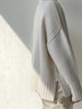 Puree｜#1969 Cocoon Sweater High Neck 羊绒高领茧型厚毛衣 [  白 / 黑  ] 商品缩略图9
