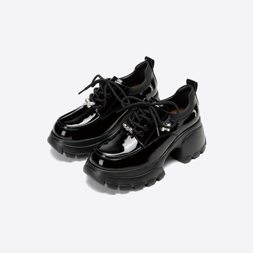 Westory2025年秋季细带深口鞋四季百搭厚底乐福鞋W25CM76341 商品图7