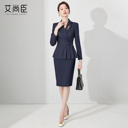高级感西装外套女2024新款小香风两件套时尚气质女神范职业装秋冬 商品图1