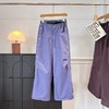 大厂订单！2025户外运动秋冬三防弧形分割机能裤抽绳长裤休闲工装裤女款！ 商品缩略图2