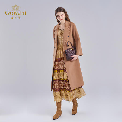 【羊绒】乔万尼羊毛羊绒大衣外套女秋冬气质收腰高级感ET4A902 商品图3