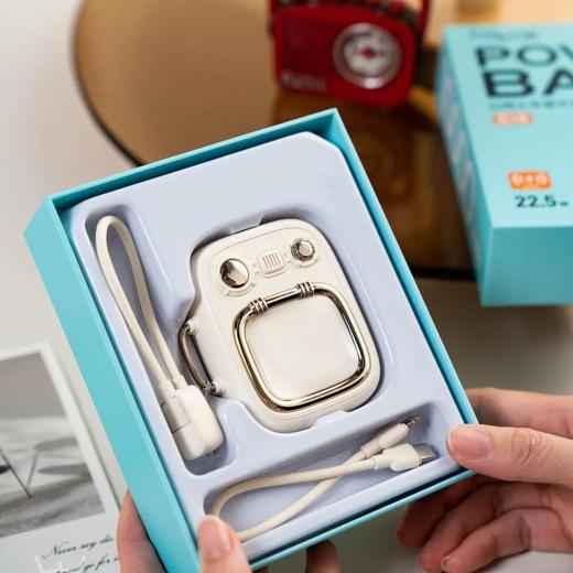 幻响·小电视无线充电宝｜掌心般小巧，无线快充，边玩边充巨轻便！ 商品图4