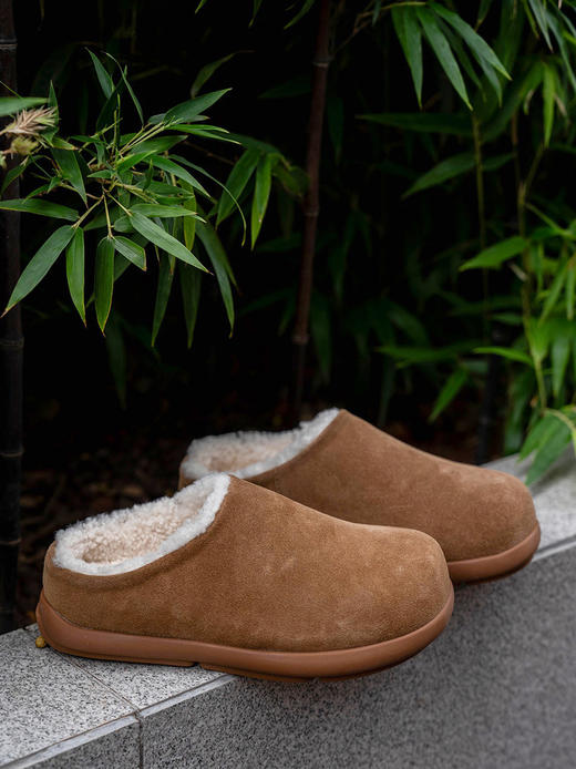 皮毛一体半包薄底小土豆鞋   A-5573 商品图3