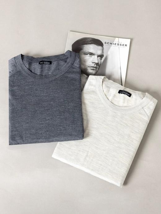 【铂雅羊毛羊绒黄金配比】SCHIESSER德国舒雅铂雅高端85%羊毛15%羊绒保暖外穿皆可单件上衣 95/25875Q 商品图3