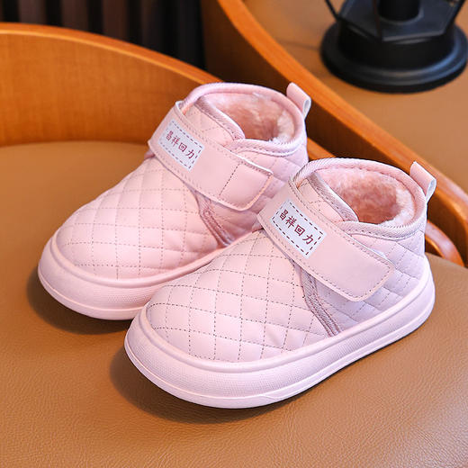 【📣卷起来39.9-49.9/双】21-36码冬季儿童雪地靴男童女童加绒短靴加厚保暖童鞋宝宝棉新款靴子聚 商品图5