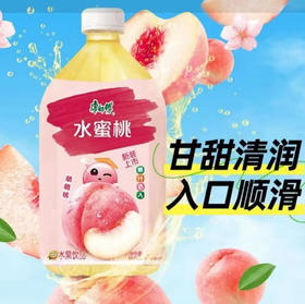 【饮料】康师傅 水蜜桃水果饮品 1L/瓶