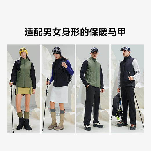 2025新 素湃 宇航气凝绒保暖轻薄外穿男女同款马甲 商品图1