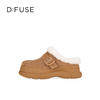 Dfuse迪芙斯2025冬季新款户外风雪地靴毛绒低帮大头勃肯靴DFD4110127 商品缩略图2