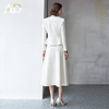 AD秋装女2024年新款时尚套装年轻洋气减龄正装白色职业装西装伞裙 商品缩略图4