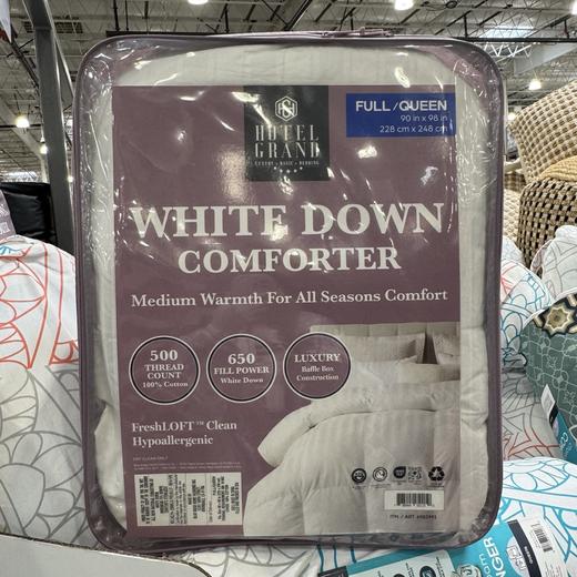 Hotel Grand 500TC白羽绒五星级羽绒被 美国代购，无中文标签，介意慎拍 商品图1