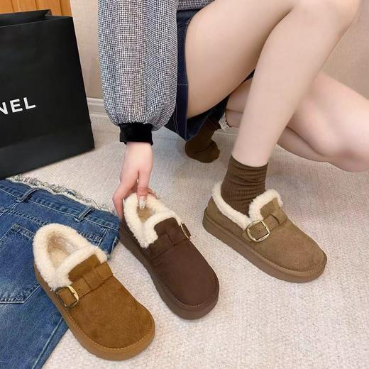 【HF】无忧购 加绒保暖休闲毛毛雪地靴女款秋冬季勃肯鞋Y-2（截单后3-5天发货） 商品图9