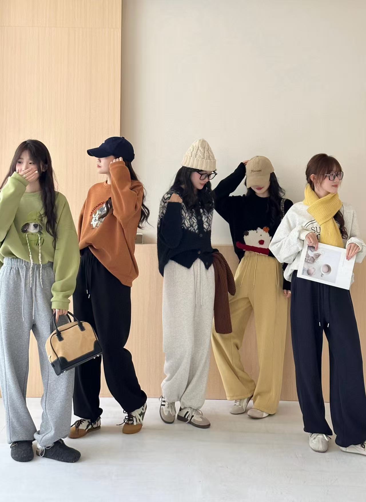 可以一条过冬的两穿加绒卫裤！