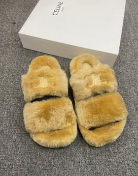 女款毛毛拖鞋zh008