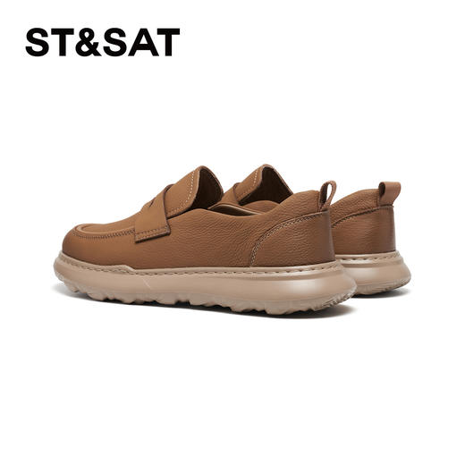 星期六男士轻便舒适休闲复古皮鞋SSD3121021 商品图9
