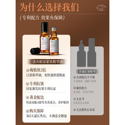 【限时抢购】透真眼部紧致抗皱精华油20ml 商品图5