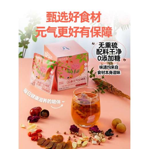 每日乔安红参元气女神茶 商品图0