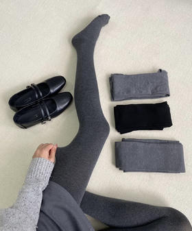 婴儿绒竖条连脚裤袜220g1条装【随机送中筒袜1双】