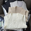 官网2500+ M家秋冬轻薄竖条纹绵羊毛V领锁温外穿女士开衫马甲 蓄热保暖休闲背心内搭保暖 商品缩略图4