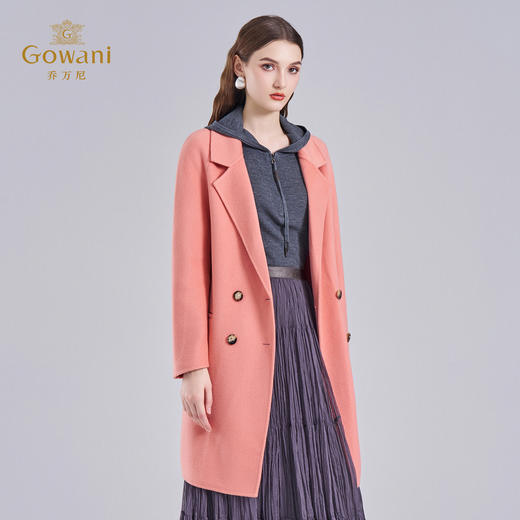 【羊绒】乔万尼羊毛羊绒大衣女秋冬新款毛呢外套ET4A935 商品图2