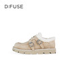 Dfuse迪芙斯2025冬季新款皮带扣雪地靴加绒松糕厚底袋鼠鞋轻便孟克鞋女DFD4118057 商品缩略图9