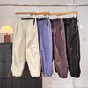 大厂订单！2025户外运动秋冬三防弧形分割机能裤抽绳长裤休闲工装裤女款！ 商品缩略图0