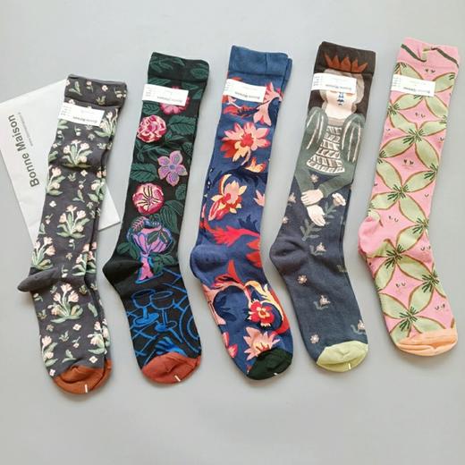 【中筒袜/小腿袜】200多个花色，顶级的机械流水线制作！秋冬穿搭怎么能少了它！ 商品图10