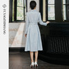 FUYAO扶摇/翩然心动/人丝提花连衣裙女国风西装裙清冷松弛感穿搭 商品缩略图4