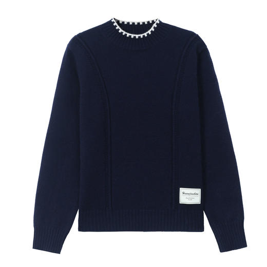 CC漂亮减龄毛衣2025新款冬装保暖内搭上衣大码胖mm显瘦遮肚子打底衫 商品图4