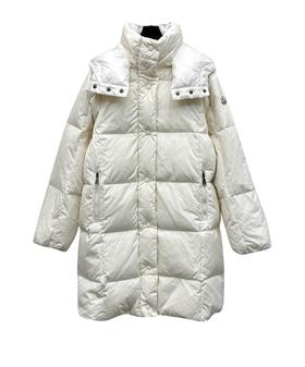 女款可拆卸帽长款羽绒服018