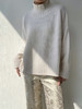 Puree｜#1969 Cocoon Sweater High Neck 羊绒高领茧型厚毛衣 [  白 / 黑  ] 商品缩略图2