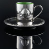 喜行乐/福禄桃咖啡杯碟组合 银 商品缩略图0