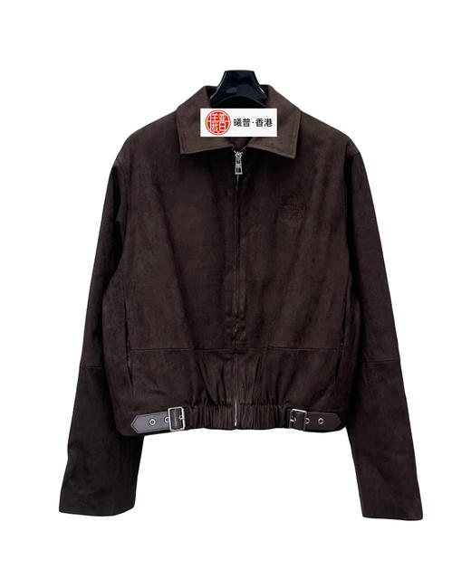 女款麂皮绒皮扣外套zo014 商品图0