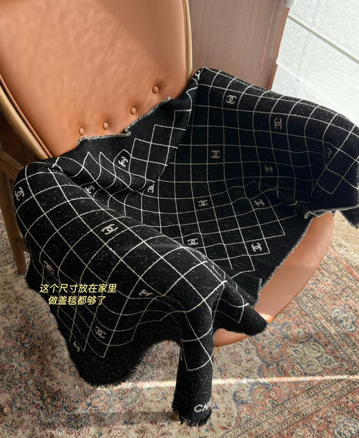 名媛贵妇25A小香双C围巾意大利纱线102905 商品图7