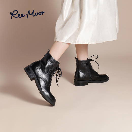 REEMOOR睿慕丨2025年风行部落复古潮酷马丁靴R1L404 商品图6