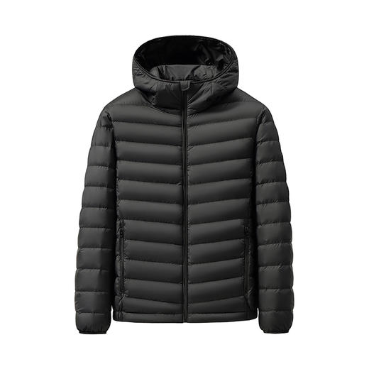 【DKP】大依优型大码连帽轻薄羽绒服大号外套休闲胖子穿大码男加肥加大上衣90绒 商品图6