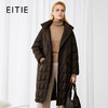 EITIE爱特爱宽松廓形格子保暖连帽羽绒服冬季新款8011707 商品缩略图0