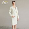 AD浅色职业西装套装女正装高级感无领西服外套时尚通勤职业工作服 商品缩略图1