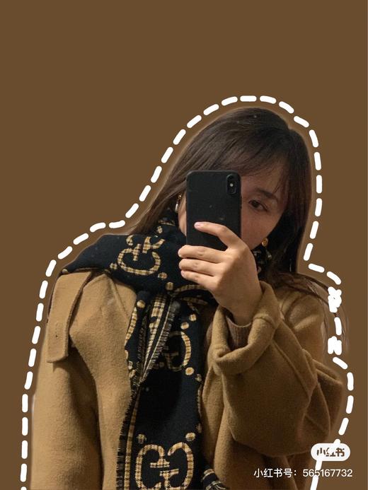 古驰 经典提花大G字母围巾（DSX） 商品图6