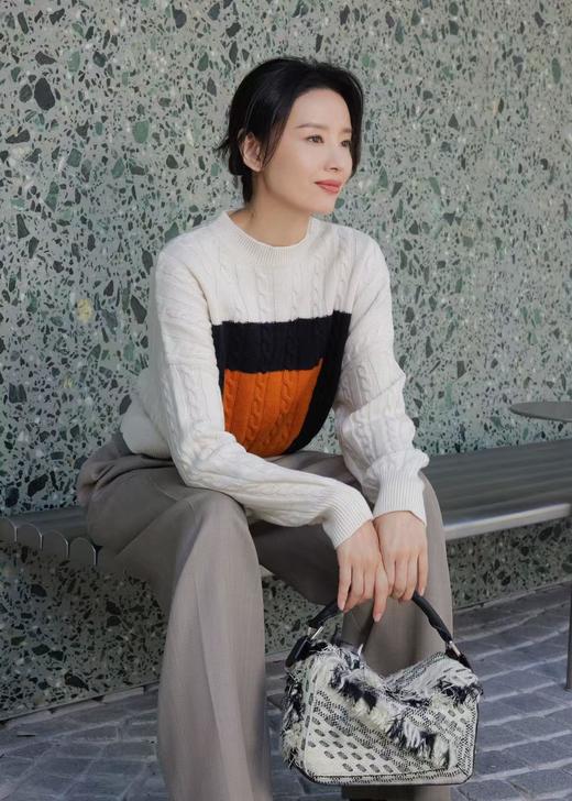 罗意威 25秋冬新款麻花撞色图案毛衣（TM） 商品图2