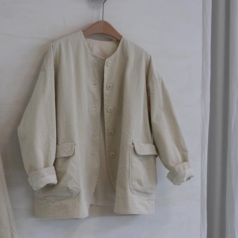 黄阿福  泡泡灯芯绒外套