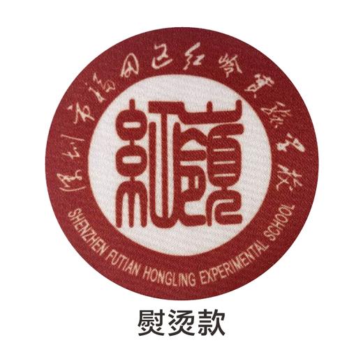 通版深圳市福田区红岭实验学校织唛熨烫校徽服姓名可缝烫现货发51 商品图2