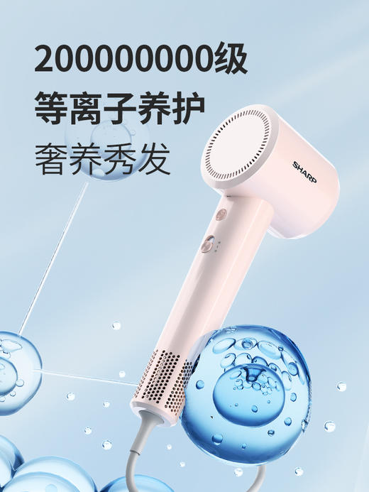 夏普等离子吹风机（11万转+2亿等离子护发+8种干发模式）IB-SP36C-P-S 商品图1