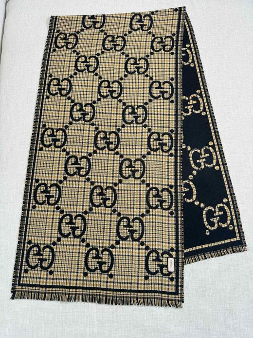古驰 经典提花大G字母围巾（DSX） 商品图1